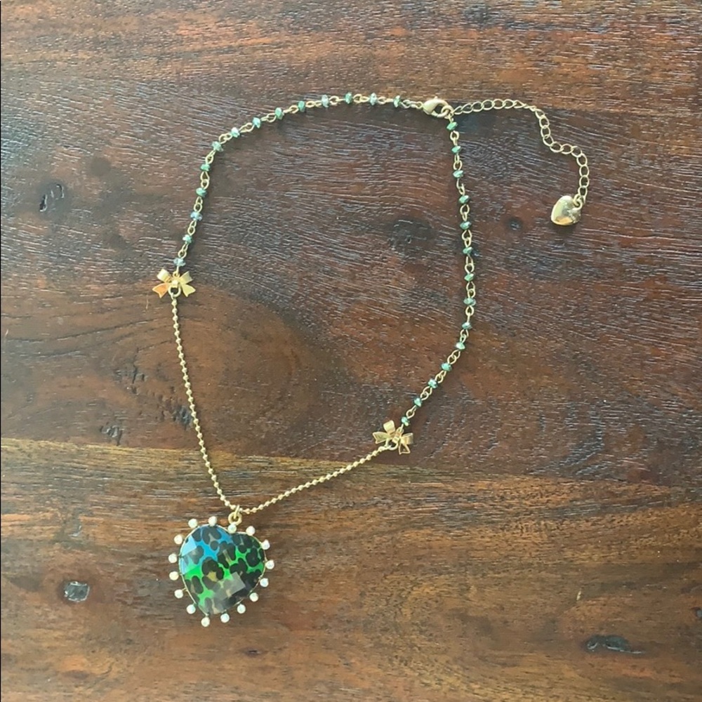 Betsey Johnson Heart Pendant